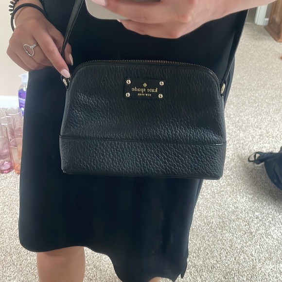 Kate spade|Hanna Black Pebble Leather Crossbody Bag - Picture 5 of 5